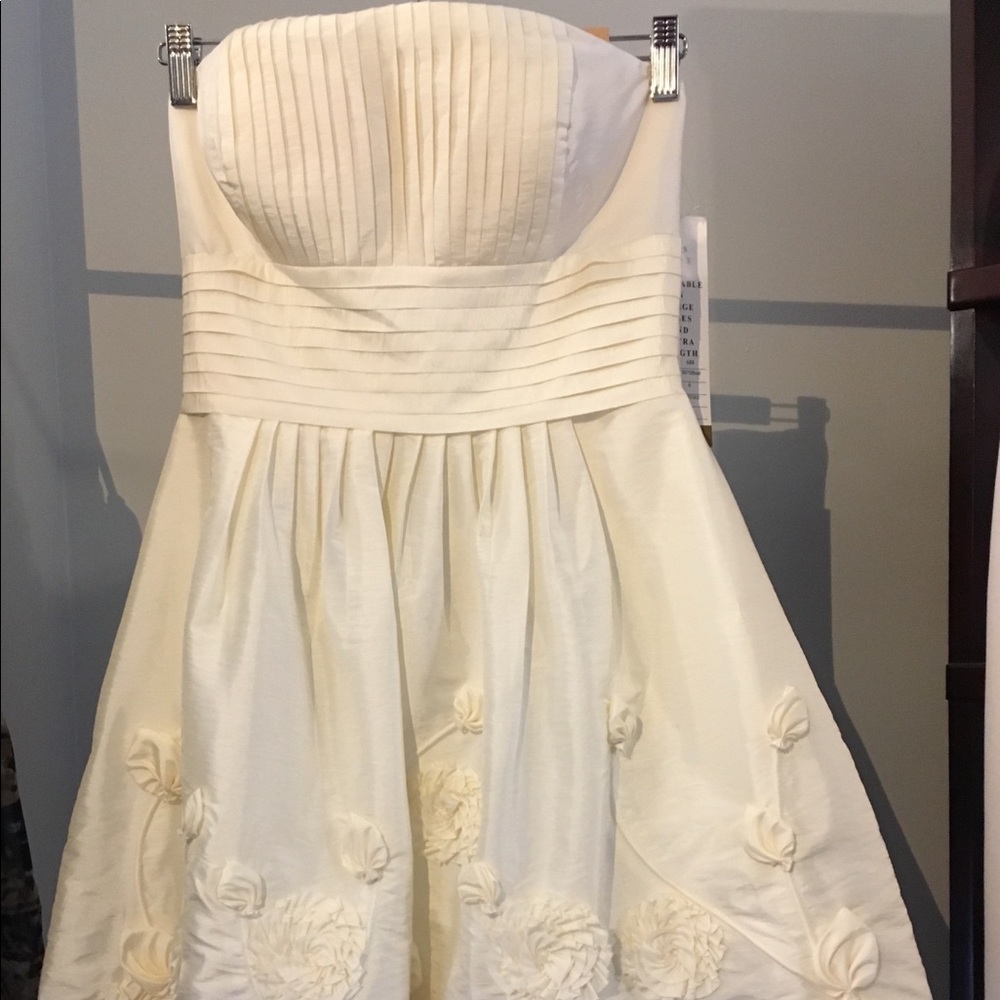 Bill Levkoff - Ivory Bridesmaid Dress